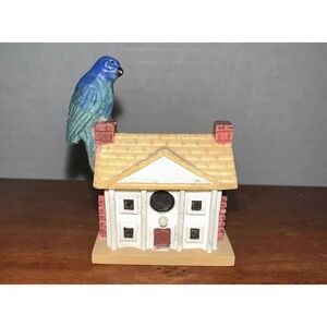 Lenox Garden Miniature Birdhouse Indigo Bunting on‎ Plantation House